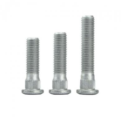 China Factory 10.9, 12.9 Grade Extended Wheel Bolt with Knurling for Different sizes