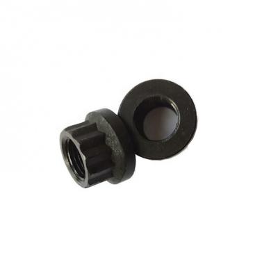 Black Color High Quality Cylinder Head Nut 12 Point Flange Nut for Automotive Industry