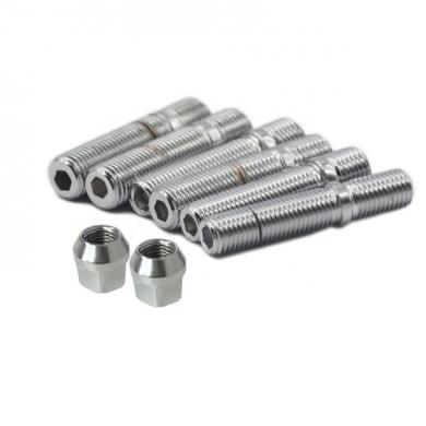 Chinese Competitive 10.9 Grade Hardness M12x1.25 Silver Stud Conversion Kit for Track and Race Applications