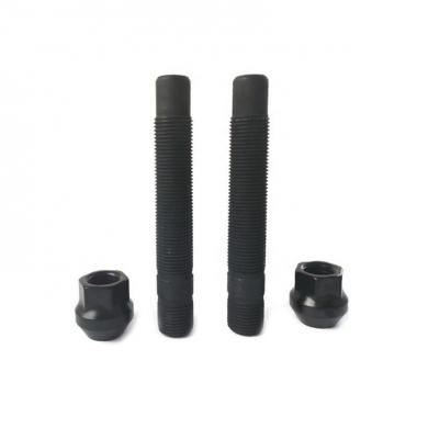 High Tensile Strength 10.9 Grade Hardness M14X1.5 Wheel Black Bullet Nose Race Stud Kit with total 75mm Long