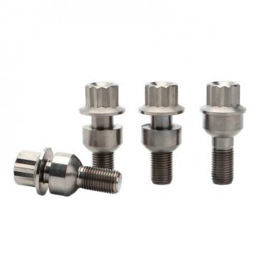 Custom Gr5 Titanium Wheel Bolt Titanium Wheel Screw Titanium Wheel Lug for Racing Cars