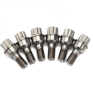 High Precision Wheel Bolt Aerospace Titanium Lug Bolt for Porsche Cayenne