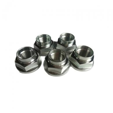 Alloy Steel SAE4140 Silver Zinc Plated Axle Hub Nut for Car CV Joint