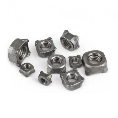 Sizes from M4 to M16 Carbon Steel Grade 8 Polished Square Welded Nut in Original Color