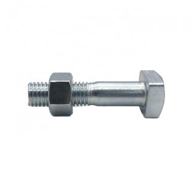 Custom 10.9 Grade Zinc Plated T Bolt Square Head Bolt for Automotive Industry