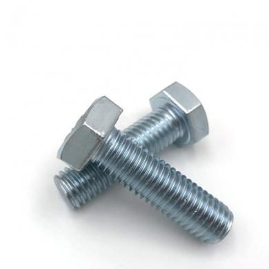 High Strength 10.9 Grade Zinc Plated Din933 Bolt Screw with Hexagon Head