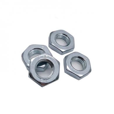 Carbon steel Zinc Plated M14x1.5 Hexagon Nut DIN936 Nut with Spanner 22mm, Height 8mm